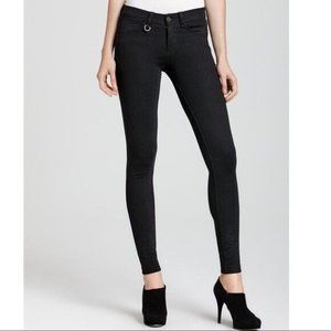 Burberry Brit Ponte 5 Pocket Pants Womens Size XL Black Stretch Skinny Ankle